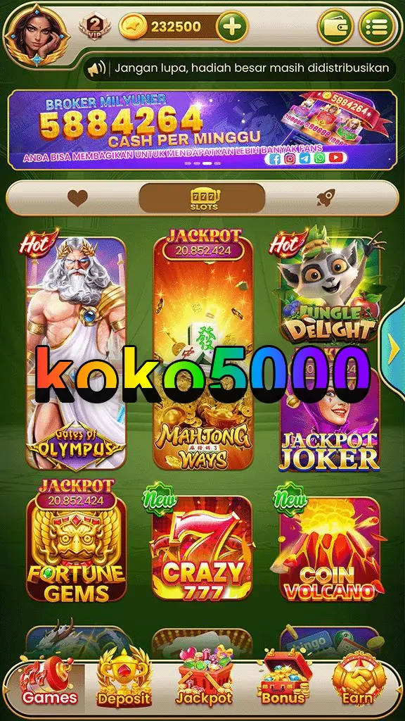 koko5000 Tangkapan Layar Resmi APK